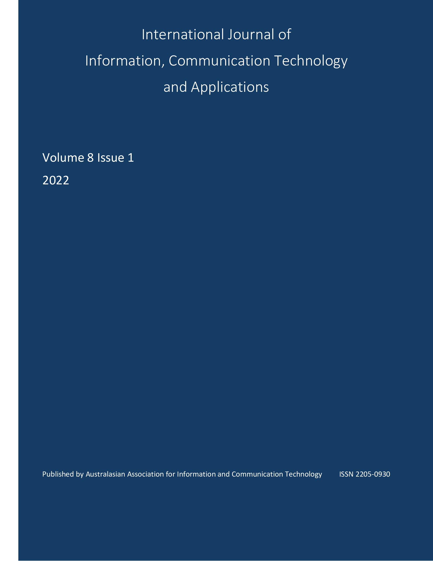 					View Vol. 8 No. 1 (2022)
				